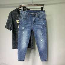 Men's Jeans2023男款时尚春秋季百搭修身牛仔裤男士潮流休闲长裤