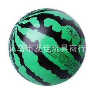 Factory wholesale 8.5 inch thick watermelon ball children's toy ball pat ball kindergarten toy elastic ball
