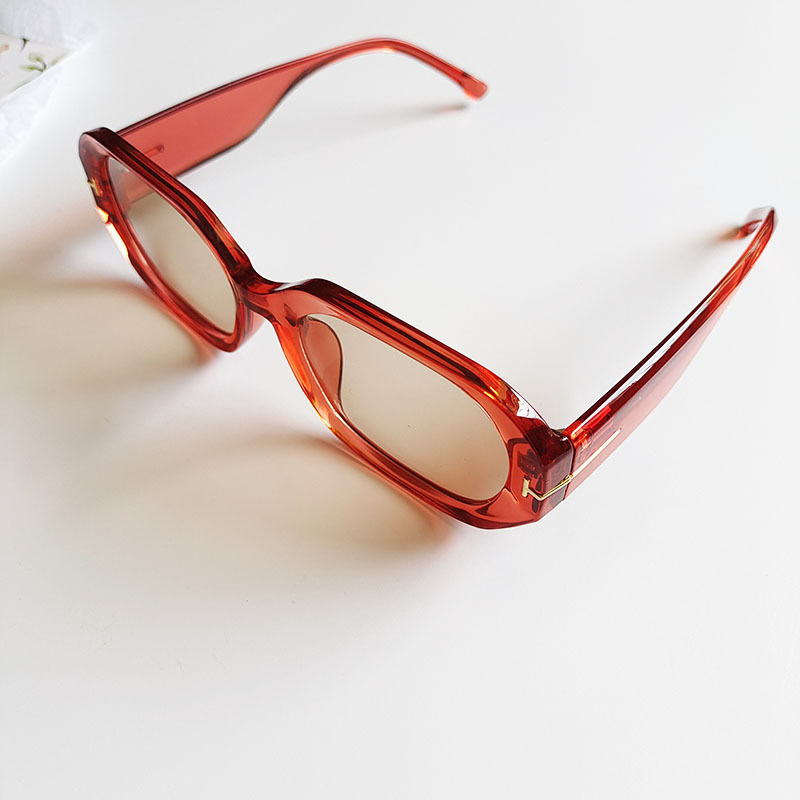 Resin Material Geometric Pattern Unisex Gender Fashion Geometric UV400 Protection Women's Sunglasses