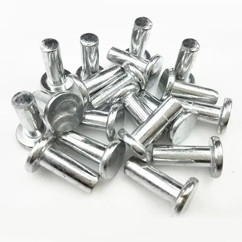 GB109镀锌平头铁铆钉铁实心铆钉镀白色铁钉4mm系列【1公斤起拍】