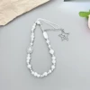 Flat Beads White Angel Girl Pendant