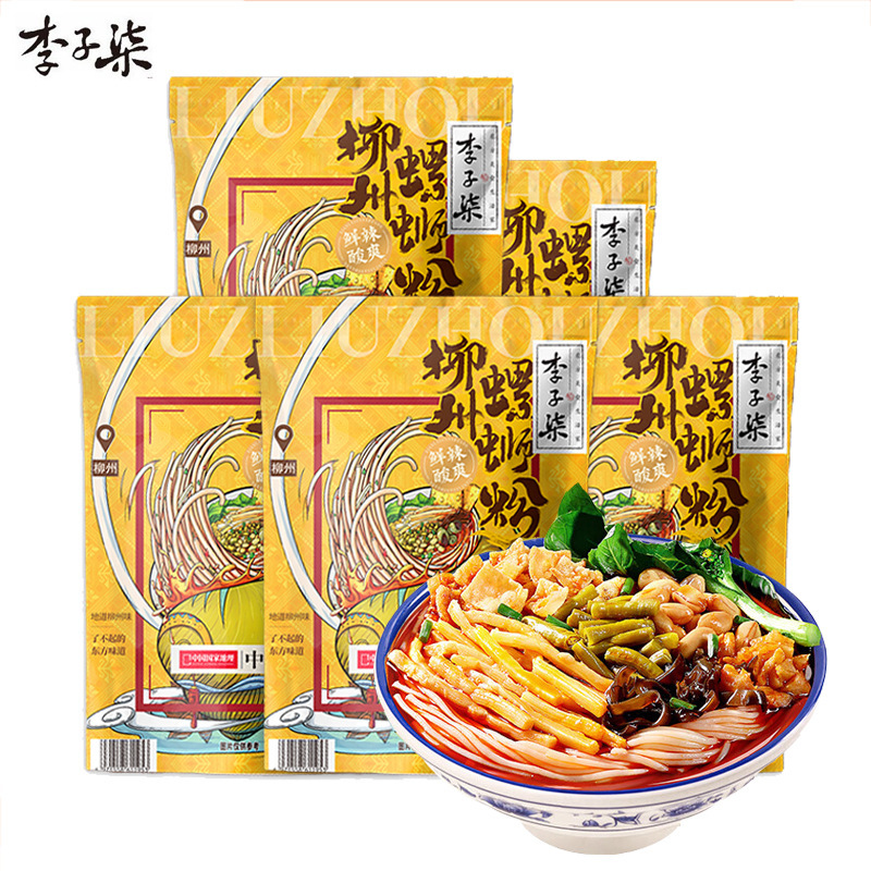 Li Ziqi カタツムリ ヌードル 柳州カタツムリ ヌードル 335 グラム インスタント酸辣湯麺 米麺 広西カタツムリ ヌードル 夜食|undefined