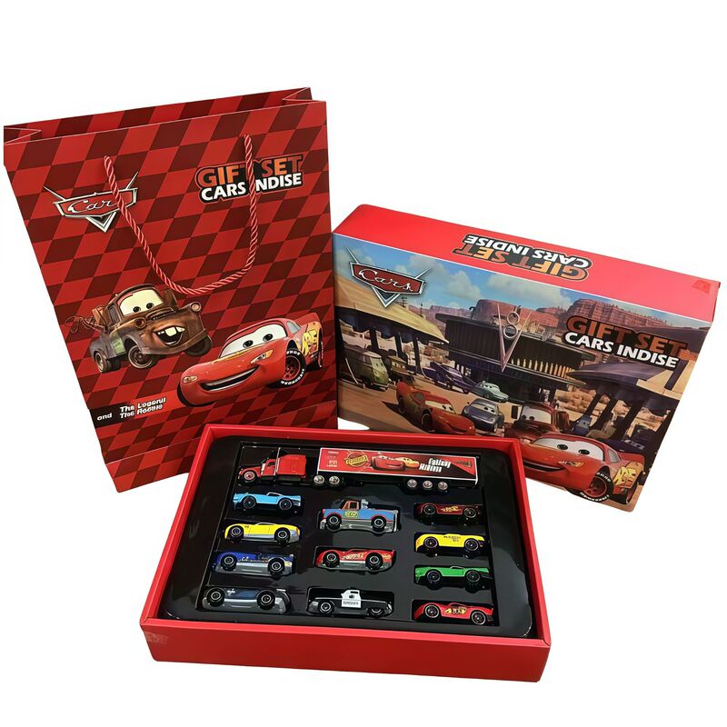 Cars Racing Alloy Lightning Mcqueen Children's Toy Set Cross-Border Black Storm King Cool Sister