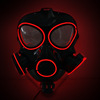 new pattern luminescence Gas masks led luminescence face shield Cyberspace Punk Mask Punk Function Dress up prop
