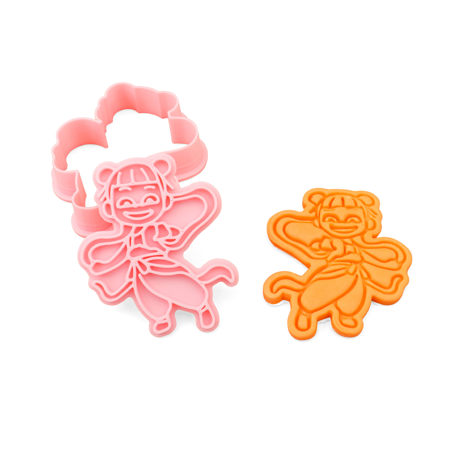 Molde de galletas de Nezha simulado, herramientas de repostería con diseños de dibujos animados de Ao Bing, Ao Guang, Shen Gongbao, Shijin y Bestia del Límite de la Emperatriz