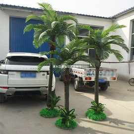 仿真椰子树假椰树室内外装饰绿色植物大型防真绿植落地仿真棕榈树