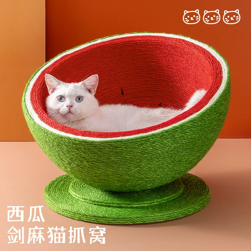 Кошка Царапины Доска Гнездо Не Может Падать Крошки Кошка Царапины Тазик Сизаль Веревка Кошка Царапины Доска Интегрированная Игрушка Для Кошек Анти-Кошка Царапины Доска Коготь Поставки