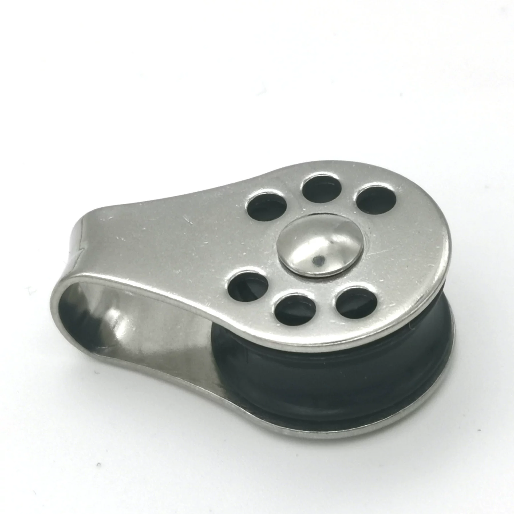 Нейлоновый шкив из нержавеющей стали Одношкив Фиксированный нейлоновый шкив Аксессуары для парусных яхт Канатный шкив