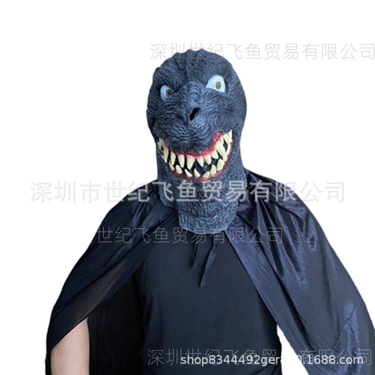 2022 transfronteriza nuevo Godzilla sombrero Halloween horror máscara de látex fábrica al por mayor