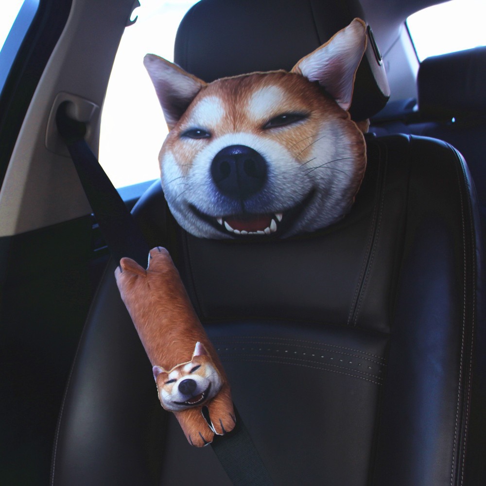 B model laughing Shiba Inu
