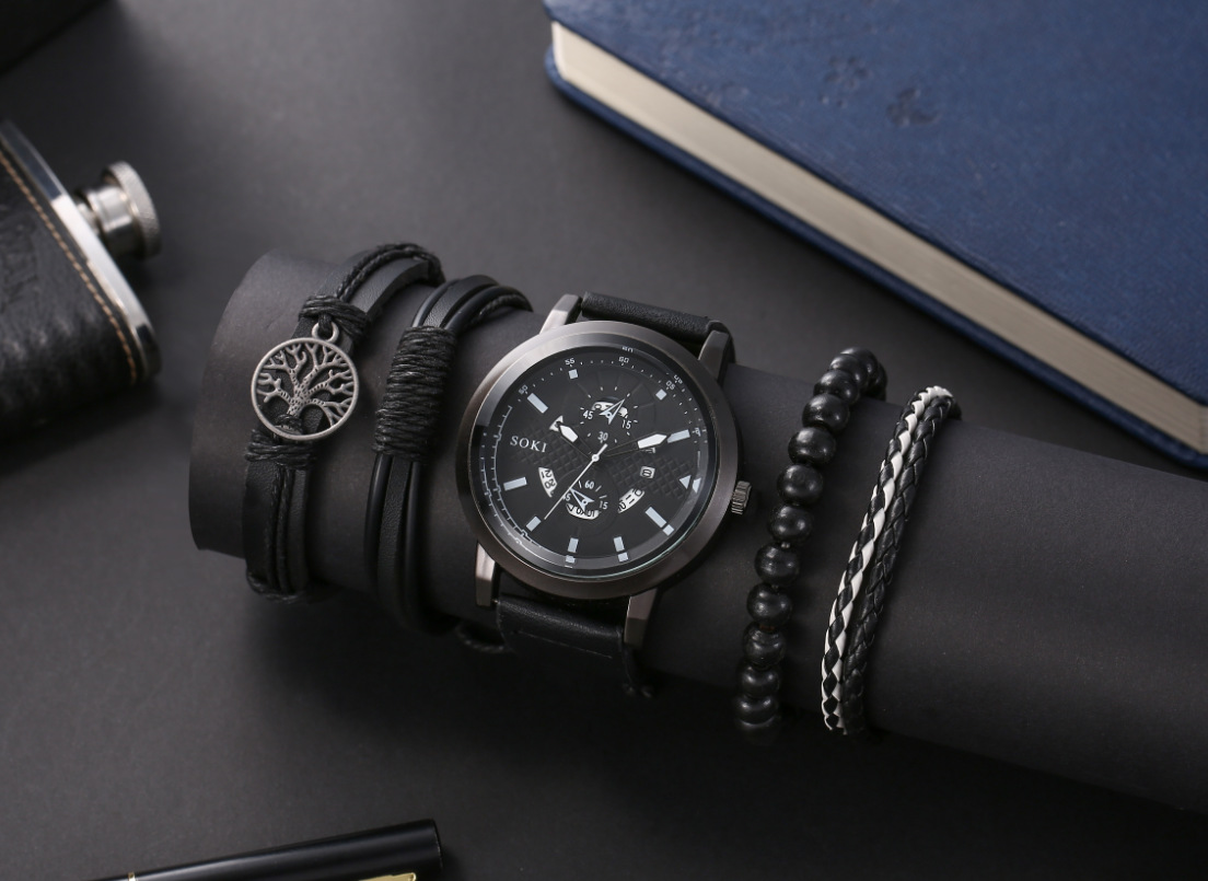 Nuevos hombres de negocios de aleación reloj de cuarzo s joyería traje SOKI reloj de moda AliExpress deseo al por mayor