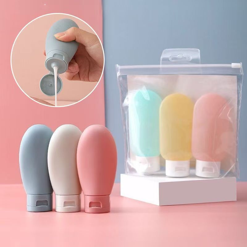 Bolsa de botella de viaje, juego de lavado, maquillaje, champú, gel de ducha, cuidado de la piel de viaje portátil, crema de manos, bolsa de embalaje