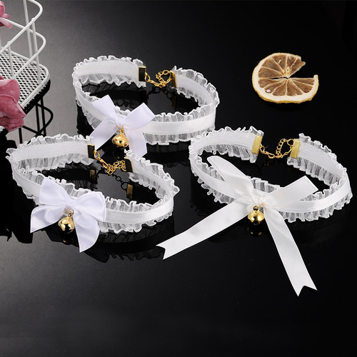 Clavicle chain clothing accessories neck collar sexy and interesting accessories lace bell collar collar with bell collar necklace