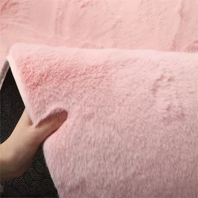 Car Carpet | Carpet Visual Leisure Green - long-rabbit-hair-thickened-and-encrypted-light-pink-60-160cm