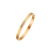 Advanced brand fashionable gold bracelet stainless steel, does not fade, simple and elegant design, high-quality style