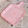 Pink butterfly-handle plate