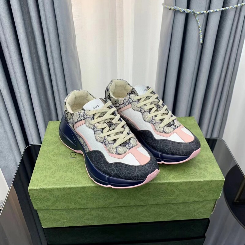 New Style Women's Dad Shoes with Color-Blocking, Colorful Thick Soles, G-Brand, Height-Increasing, Casual Sports Shoes for Couples, Comfortable for Men New Style Women's Dad Shoes with Color-Blocking, Colorful Thick Soles, G-Brand, Height-Increasing, Casual Sports Shoes for Couples, Comfortable for Men