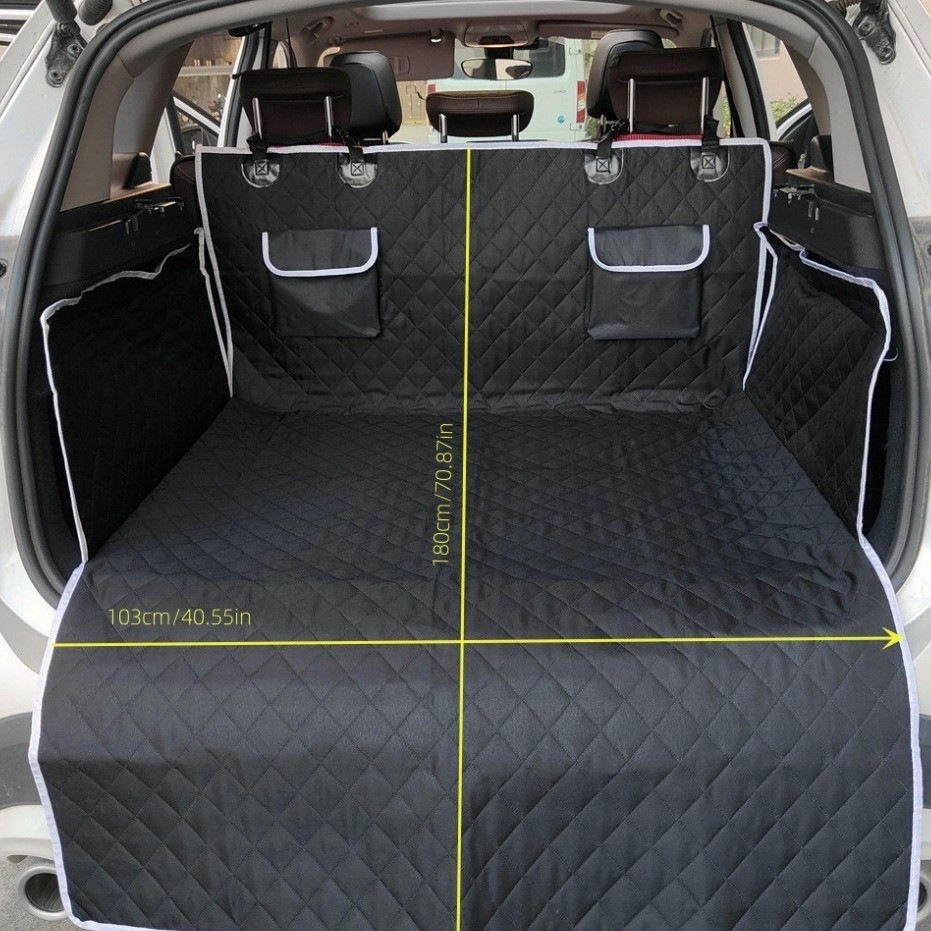 Factory Direct Sales Car Trunk Pet Mat, Stain-Resistant Car Trunk Mat, Thickened Oxford Cloth Pet Car Mat