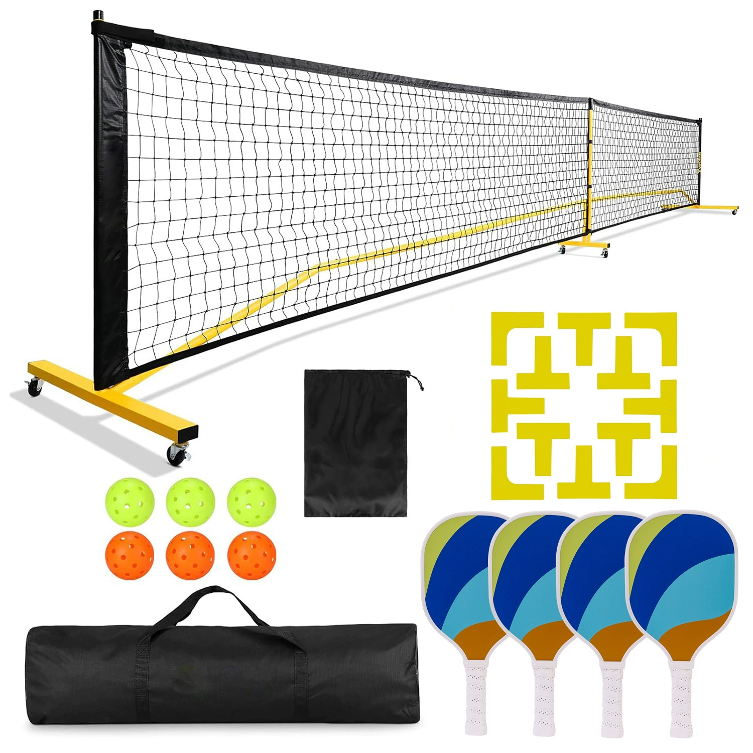 Poppita Pilling Stadium Grid Grid Set Set Set outdoor Sports Training Silicone Positioning Line Line