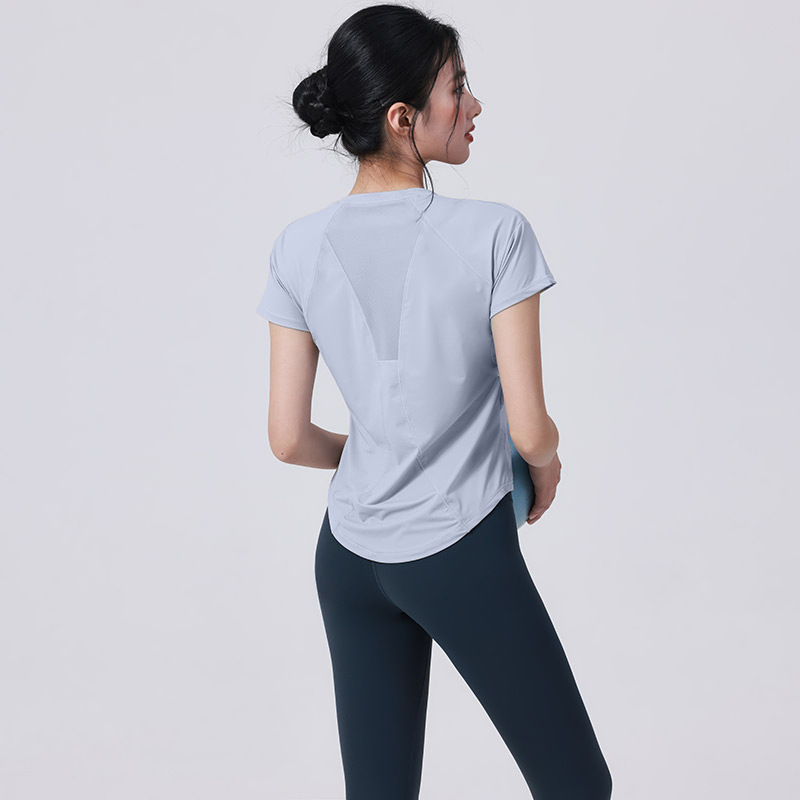 Quick-drying Sports Suit Women's Yoga Fitness Suit Loose Running Top Fitness Suit Women's_desvips.com