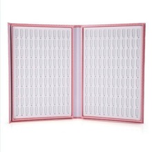 美甲甲油胶色卡本款式样板本打版展示册日系色板架相框甲片展示板