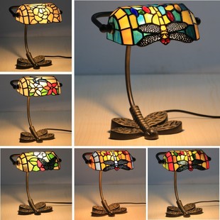 Cross-border foreign trade US Japan France UK Germany Spain Netherlands creative small table lamp Tiffany Bank lamp