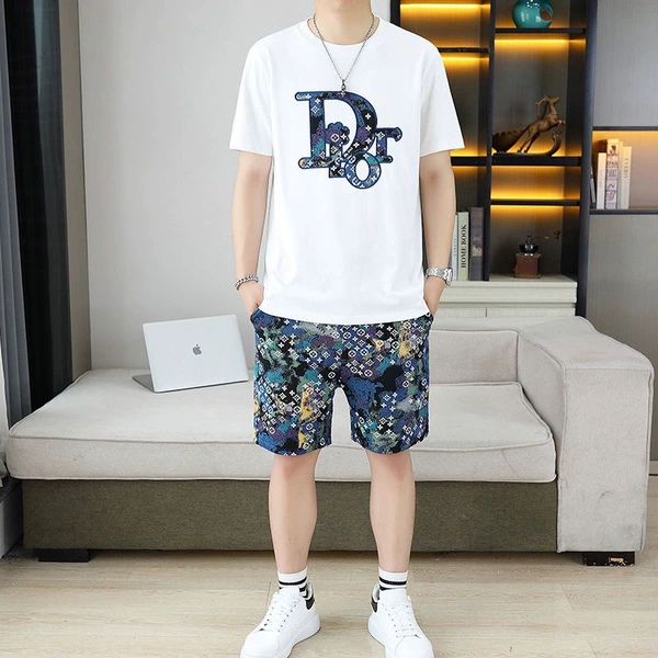 White set, T-shirt, shorts
