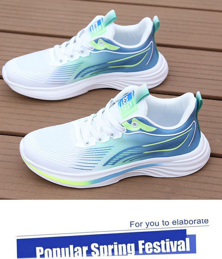 Ice silk running summer breathable sports students, mesh for men, casual shoes, trendy shoes_voghion.com