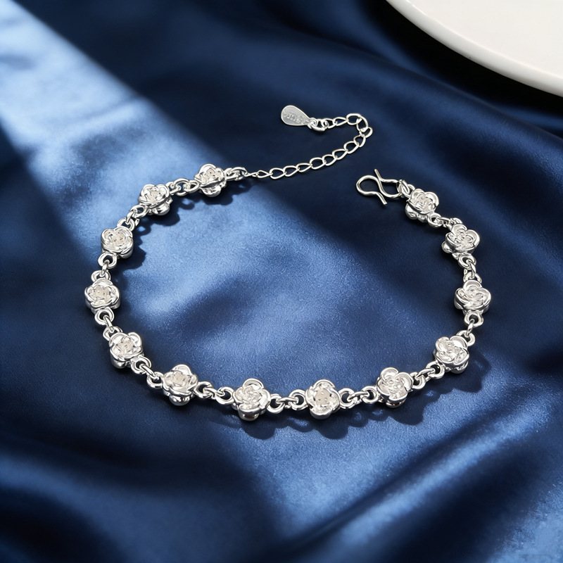 Rose Bracelet Women's Accessories Fashion Simple Literary Fresh New Bracelet Holiday Gift for Girlfriend