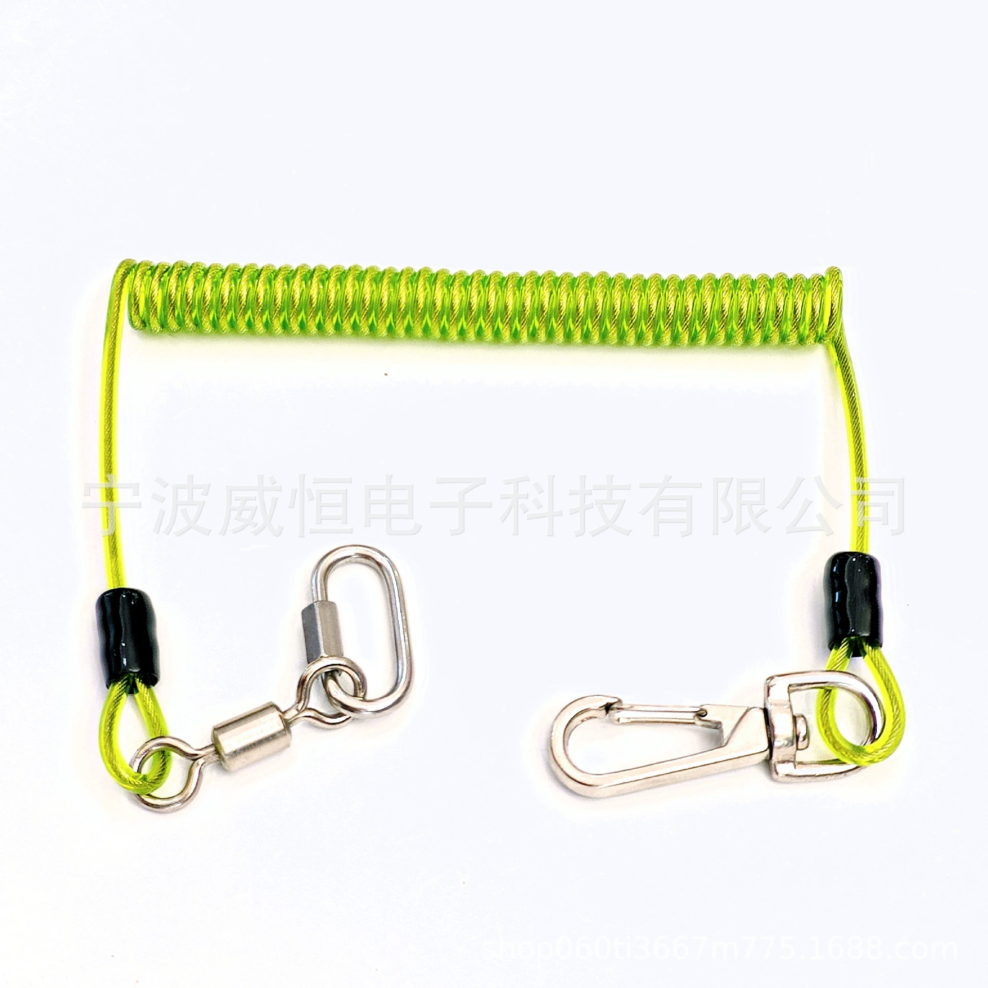 Лучшие продажи производителя: высотные рабочие инструменты, страховочный канат против падения, зеленый прозрачный стальной пружинный канат