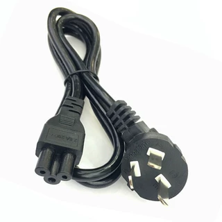 1.2米铜包铝国标三芯电源线三孔梅花尾插笔记本电脑适配器充电线
