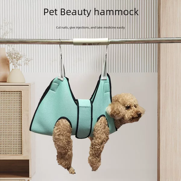 Pet Beauty hammock cat dog nail clipper Teddy hook-type medicine feeding anti-scratch artifact cat hammock