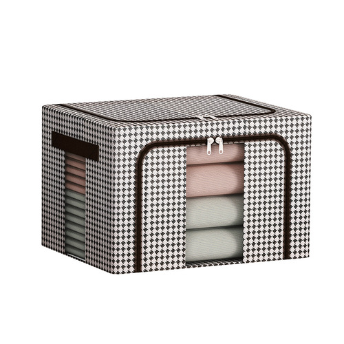 Manufacturer Direct Sale Geese Pattern Storage Box Fabric Foldable Moisture-Proof Storage Bag Clothing Organizer Box Binala Box