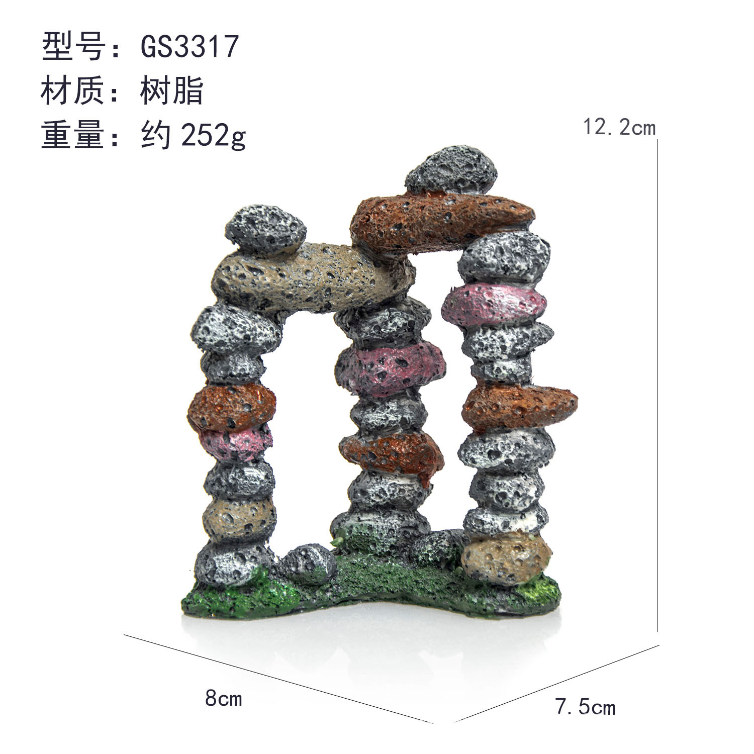 Simulación de guijarros, simulación de piedra de arroyo, piedra pequeña, pecera, paisajismo, jardinería, maceta de arena de arroyo, piedra de playa de río