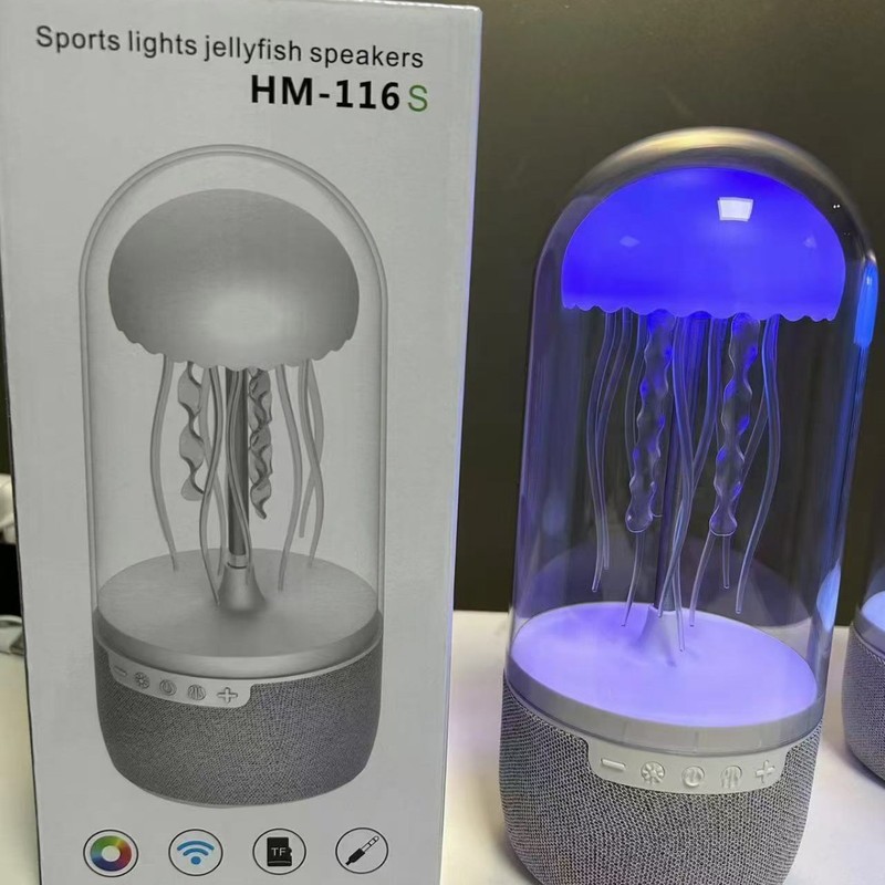 外国貿易クラゲ七色灯bluetoothスピーカーMAX116Sクリエイティブギフトネット赤クラゲbluetoothオーディオ八爪魚|undefined