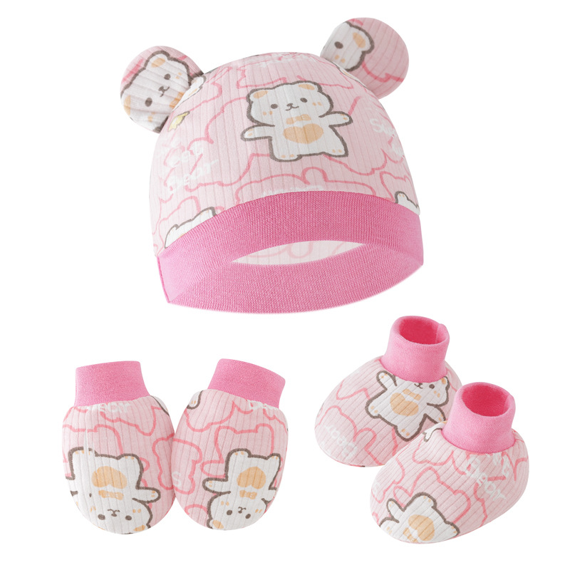 Baby Girl's Baby Boy's Cute Bear Baby Hat display picture 4