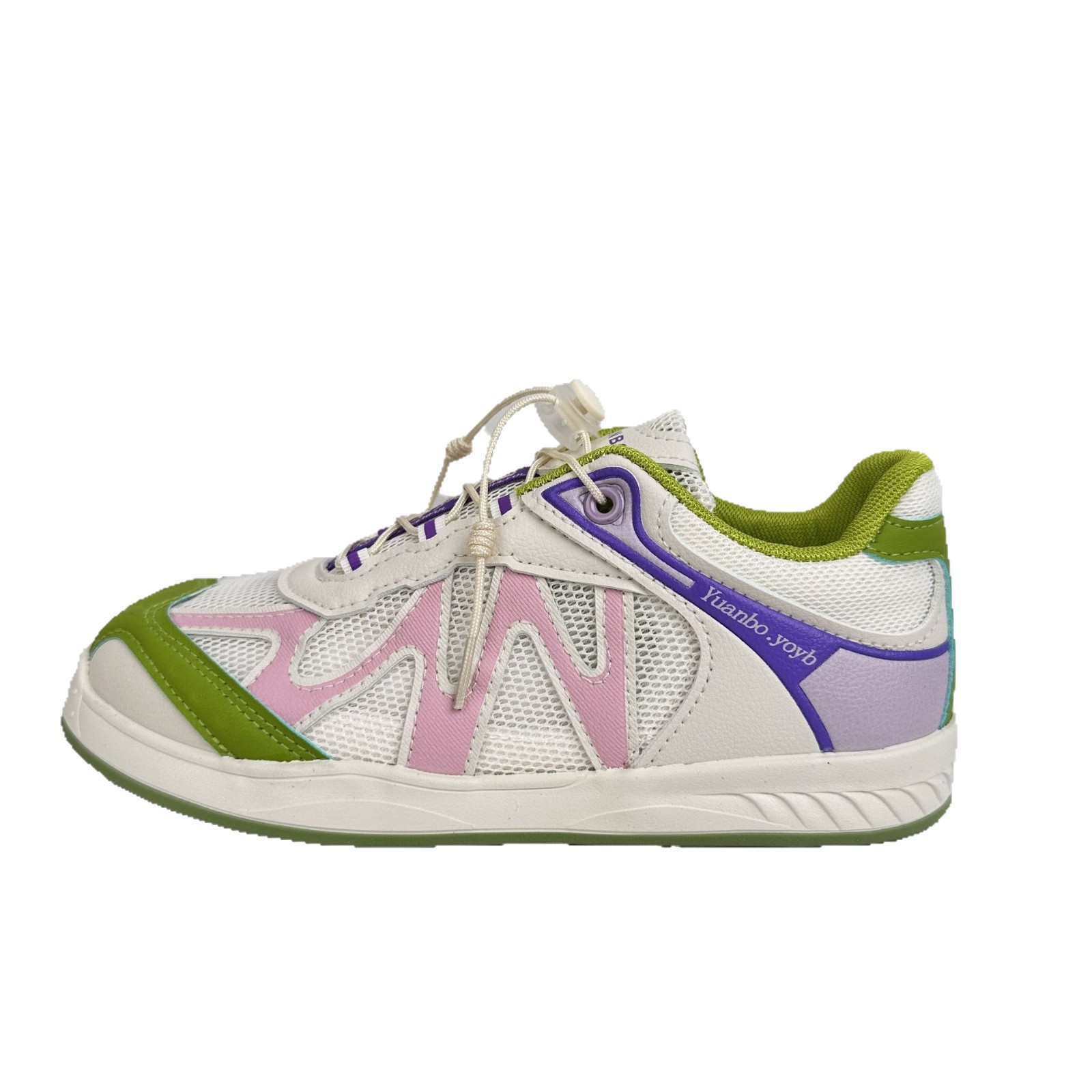 Yuanbo2025 verano nuevo mesh transpirable con suela suave Gump zapatos de moda para mujeres al aire libre zapatos de moda deportivos casuales