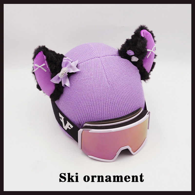Helmet Cover Gliding Stereo Big Ear Ski Hat Snowboard Decoration