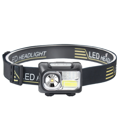 Cross-border strong light long endurance night fishing headlight running night repair adventure high power induction warning led headlight