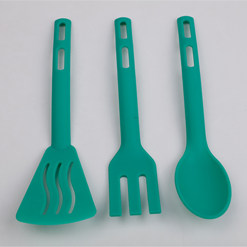 Juego de Utensilios de Cocina de Nylon con Mango de PP, Modelo 2025, Juego de Seis Piezas Antiadherentes, Espátula y Cuchara, Herramientas de Cocina, Venta al por Mayor