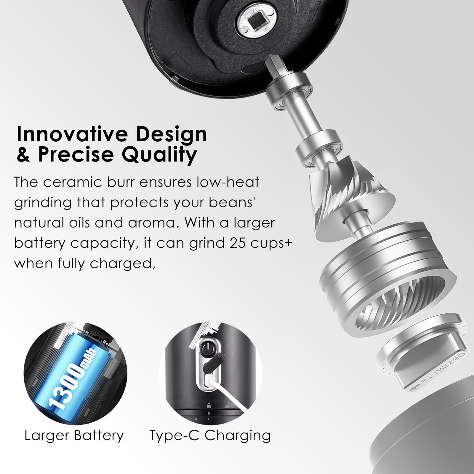 Portable Coffee Machine Hand-brewed Espresso Maker For Travel_voghion.com