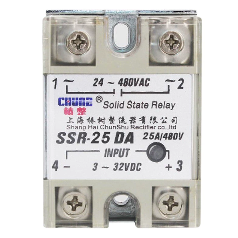 Реле SSR10DA25DA40A промышленного класса Шанхая Чуньчжэнь малое Бесконтактное реле