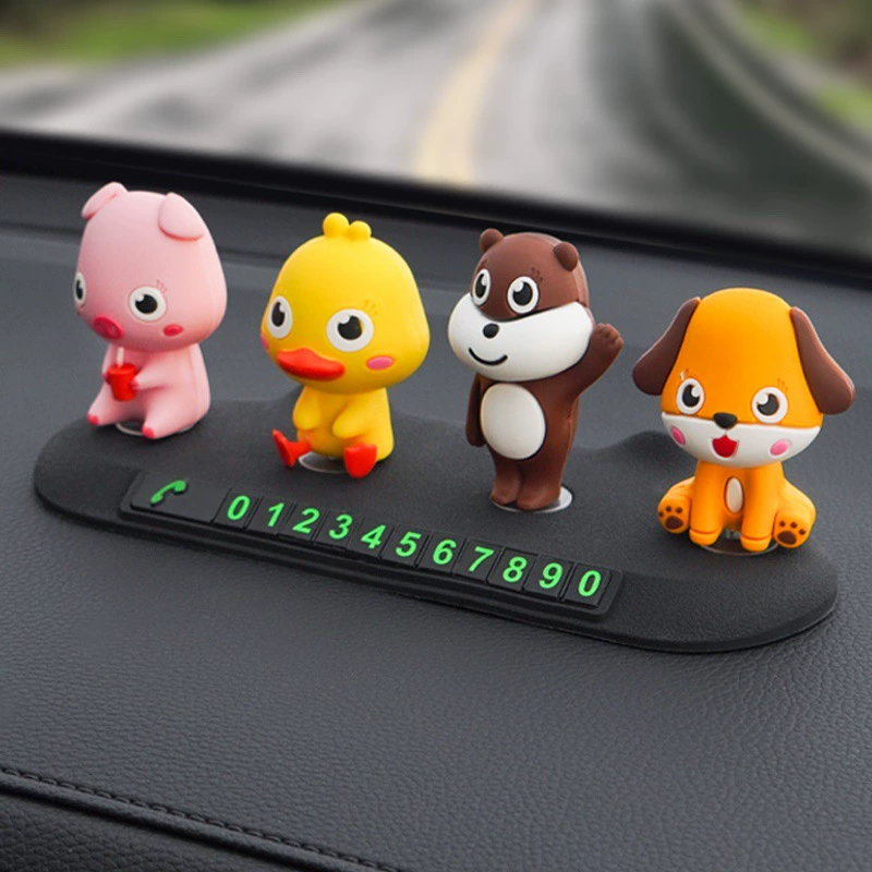 Мультяшный мобильный телефон номерной знак временной парковки номерной знак