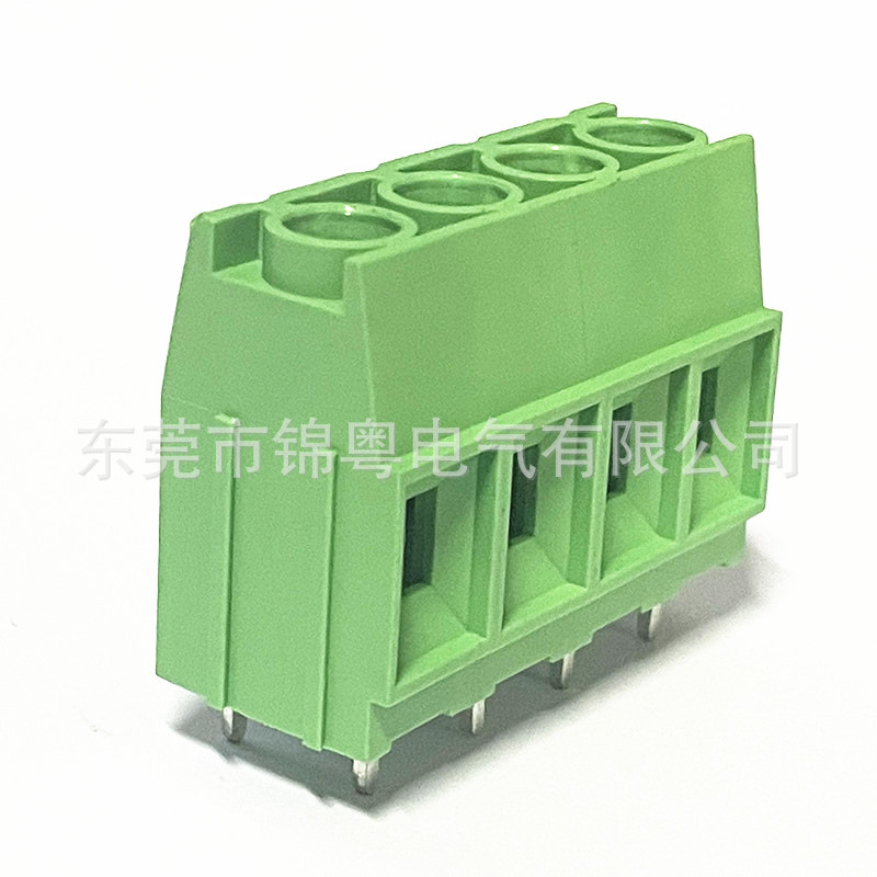 57A大电流PCB接线柱端子136T-10.16间距2p3p可拼接环保绿色红色