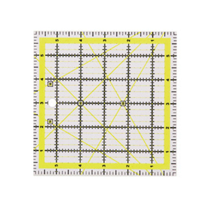 Regla de remiendo regla de corte 30cm * 15cm de espesor 3mm herramienta de patchwork de dos colores regla rectangular grande herramienta de bricolaje