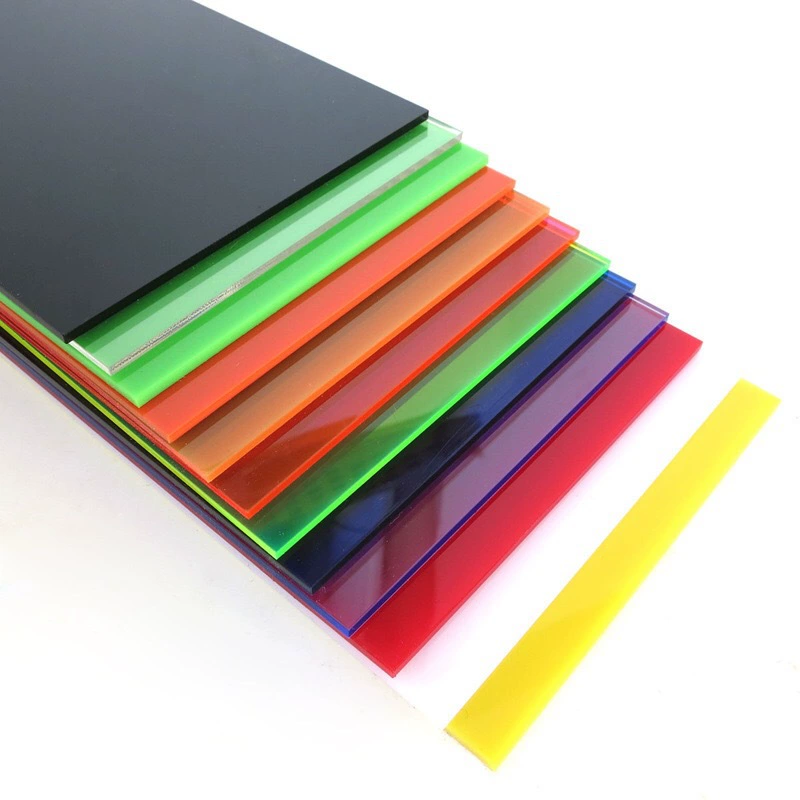  colored acrylic plate laser engraving printing bending matte cutting plexiglass plate special-shaped cutting processing