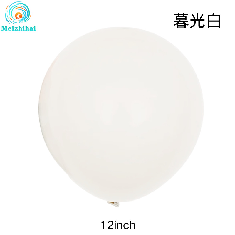 Set de Globos Mate de 12 Pulgadas, Gruesos, Personalizados para Cumpleaños Infantiles, Decoración de Bodas y Arreglos de Globos Coloridos