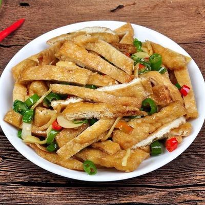 Fried tofu Hunan specialty Danyang Vinegar water Dried bean curd Dried tofu wholesale Bean products Fried Hunan Manufactor Cross border