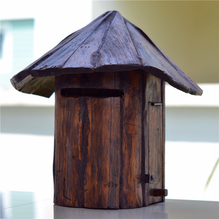 Thailand Yalao Wooden House Mailbox House Pastoral Stylish Retro Outdoor Creative Home Outdoor Rainproof