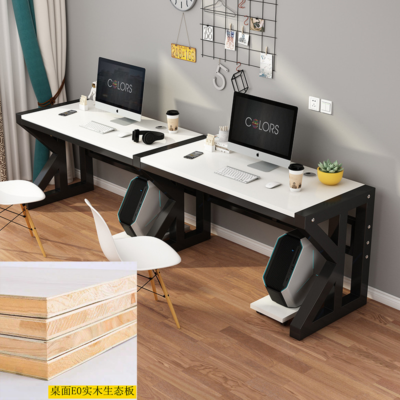 Blanco negro marco E0 madera sólida tablero ecológico